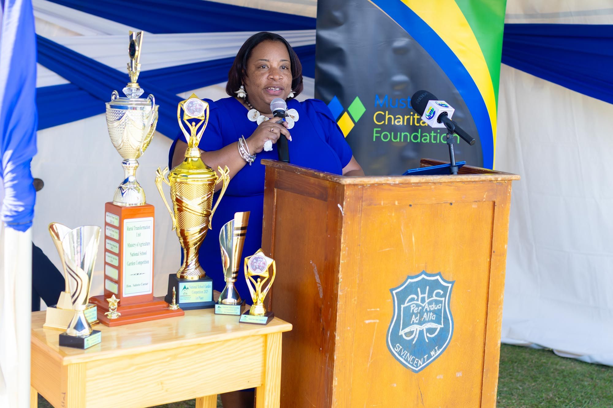 Headmistress of the Girls’ High School, Latoya DeRoche-John