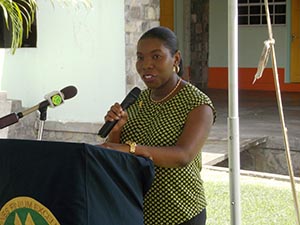 Chair of the Awards Ceremony and Associate Dean, Ms. Janelle Allen