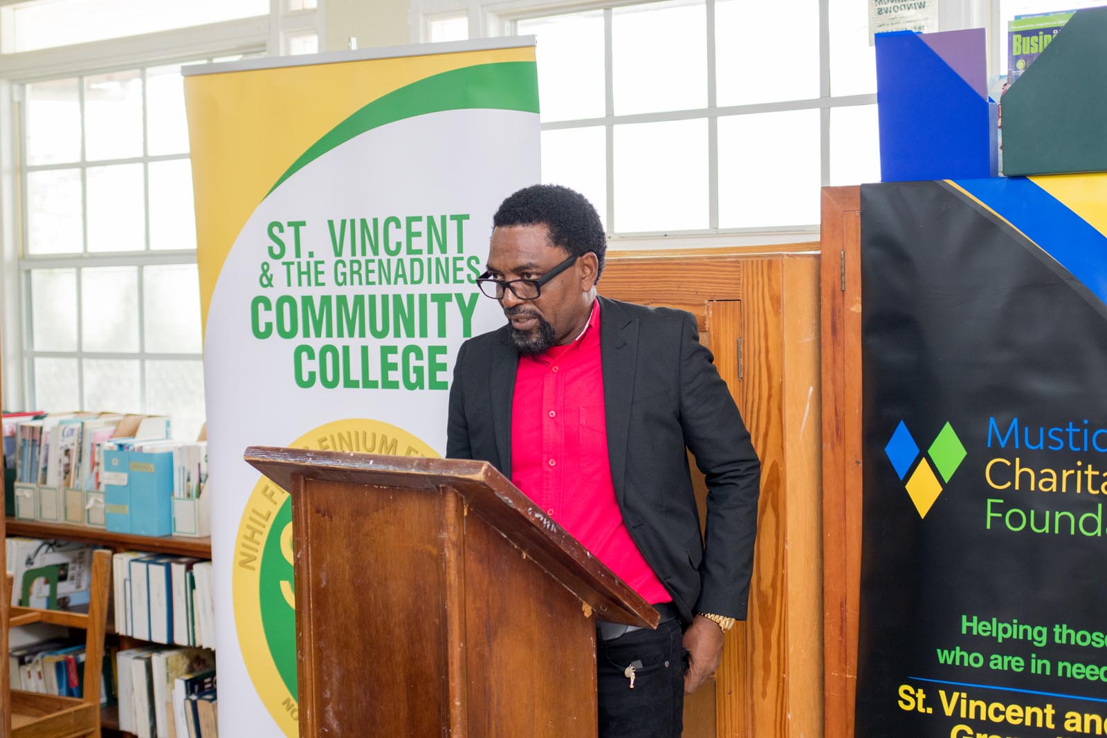 Osborne Bowens (Dean of the SVGCC: Division of Technical & Vocational Education)