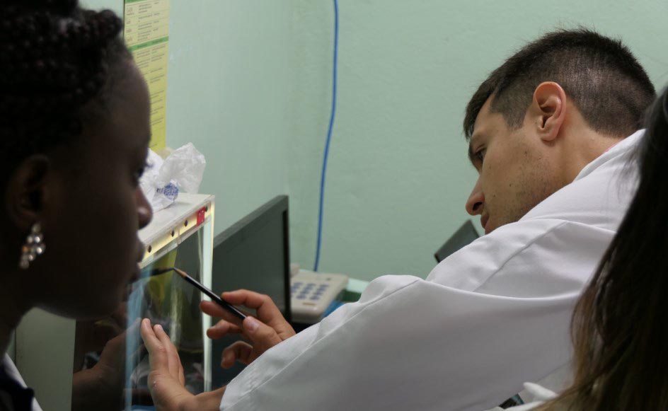 checking the x-rays