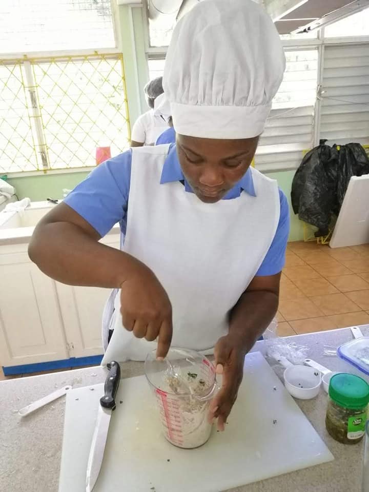Sobrina Patterson Commercial Food Preparation course at BTI
